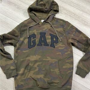 GAP Brown Camouflage Hoodie
